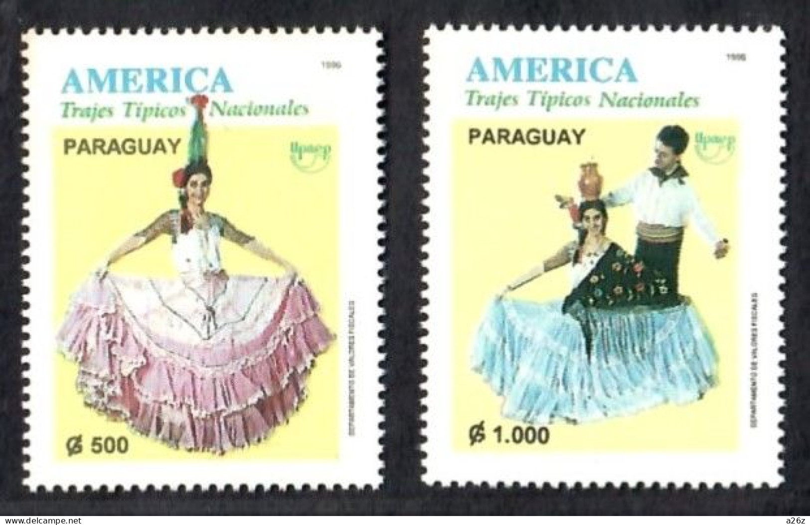 Paraguay 1996 Traditional Costumes 2V MNH - Costumes