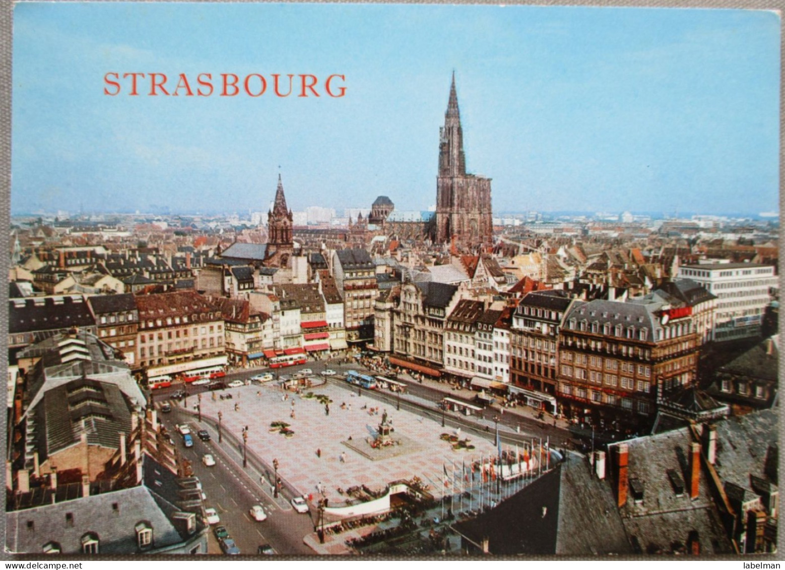 FRANCE STRASSBOURG BAS RHIN PLACE KLEBER CP PC AK CARTE POSTALE ANSICHTSKARTE POSTCARD CARD KARTE CARTOLINA POSTKARTE - Brumath