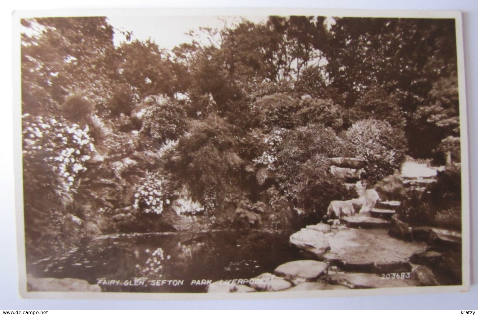 ROYAUME-UNI - ANGLETERRE - LANCASHIRE - LIVERPOOL - Sefton Park - Fairy Glen - 1951 - Liverpool