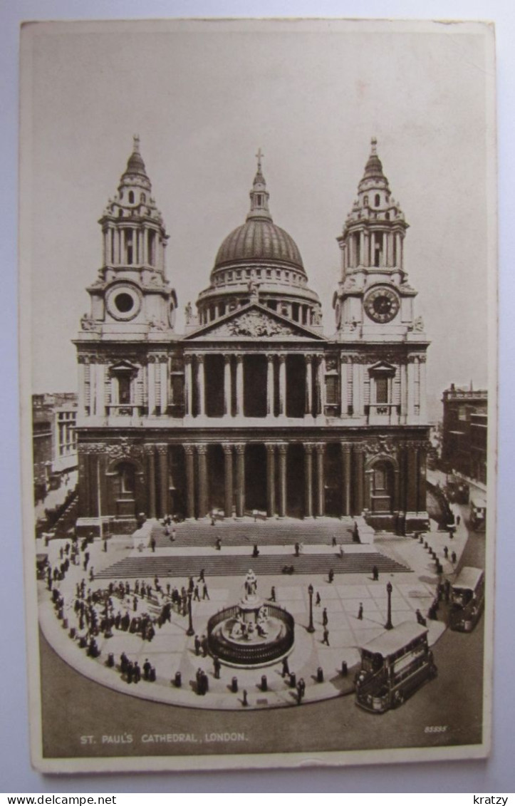 ROYAUME-UNI - ANGLETERRE - LONDON - Saint Paul's Cathedral - 1938 - St. Paul's Cathedral