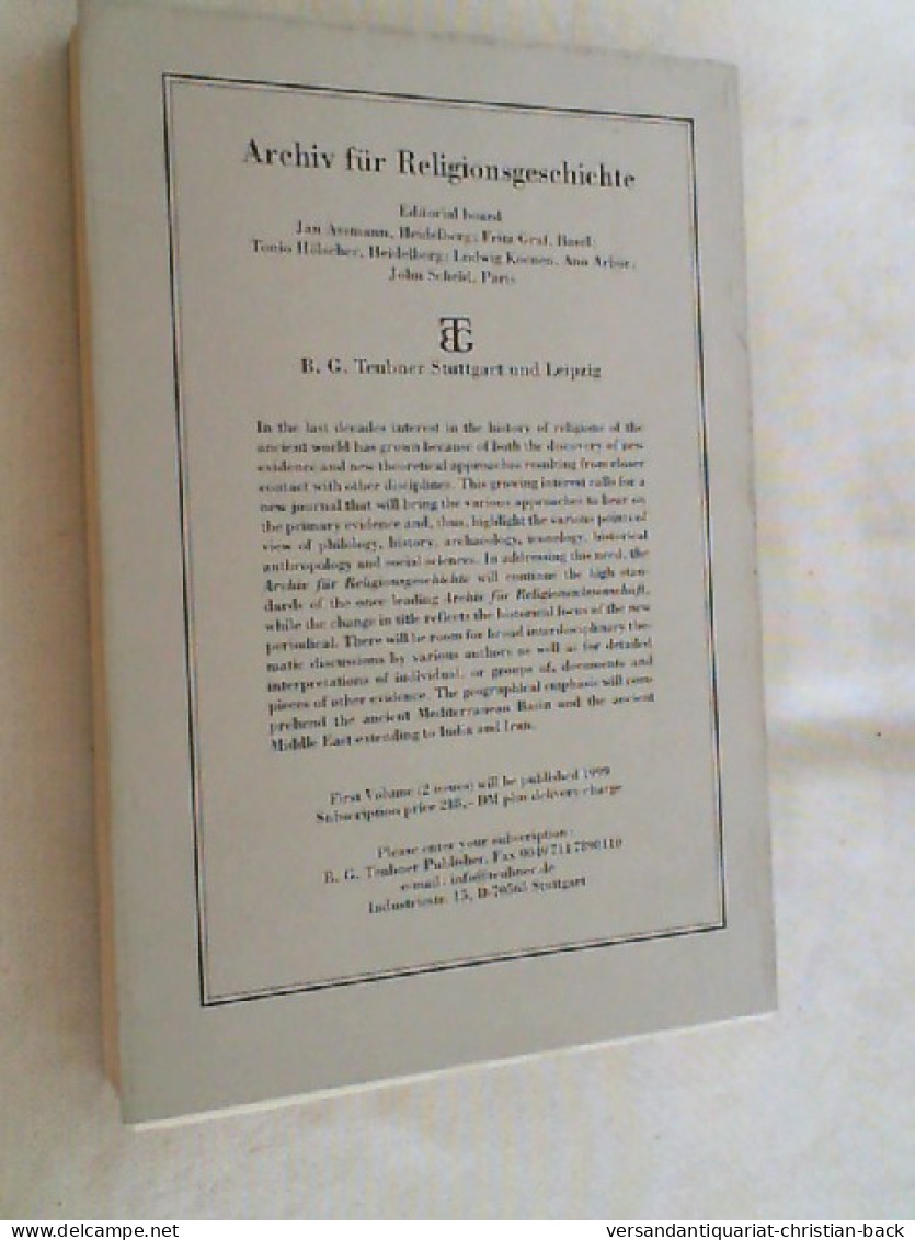 BYZANTINISCHE ZEITSCHRIFT. Begründet Von Karl Krumbacher - 4. 1789-1914