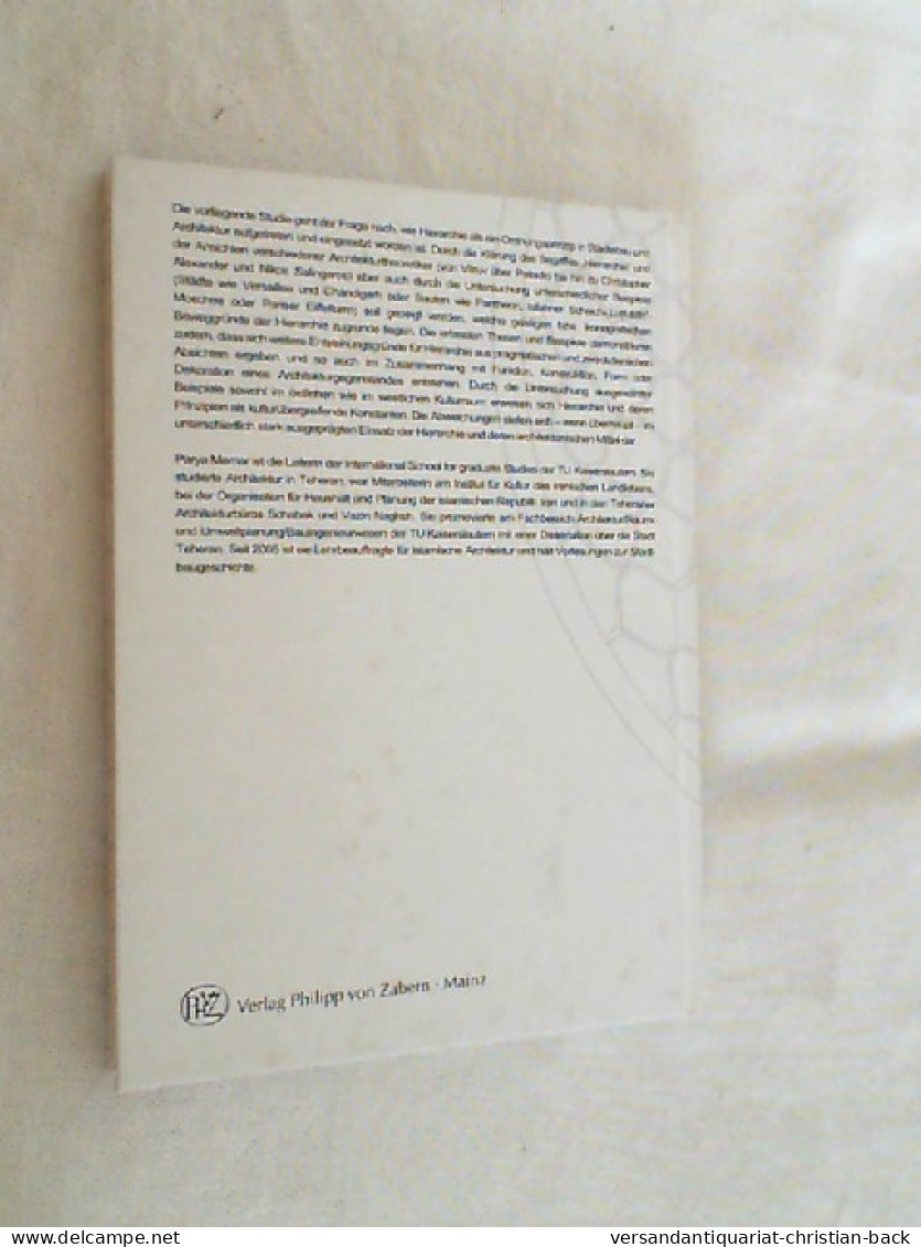 Hierarchie In Der Baukunst : Architekturtheoretische Betrachtungen In Ost Und West. - Architecture