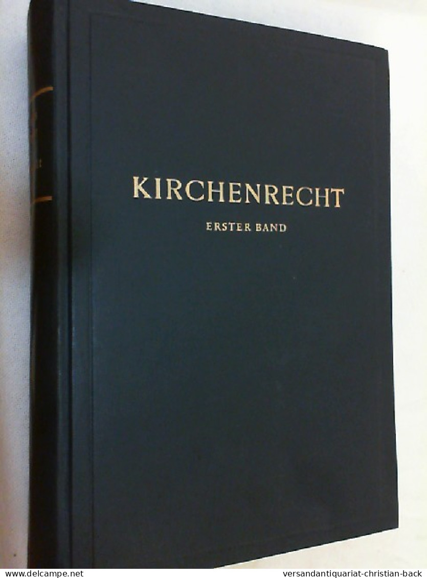 Lehrbuch Des Kirchenrechts Auf Grund Des Codex Iuris . 1., Einleitung, Allgemeiner Teil Und Personenrecht. - Altri & Non Classificati