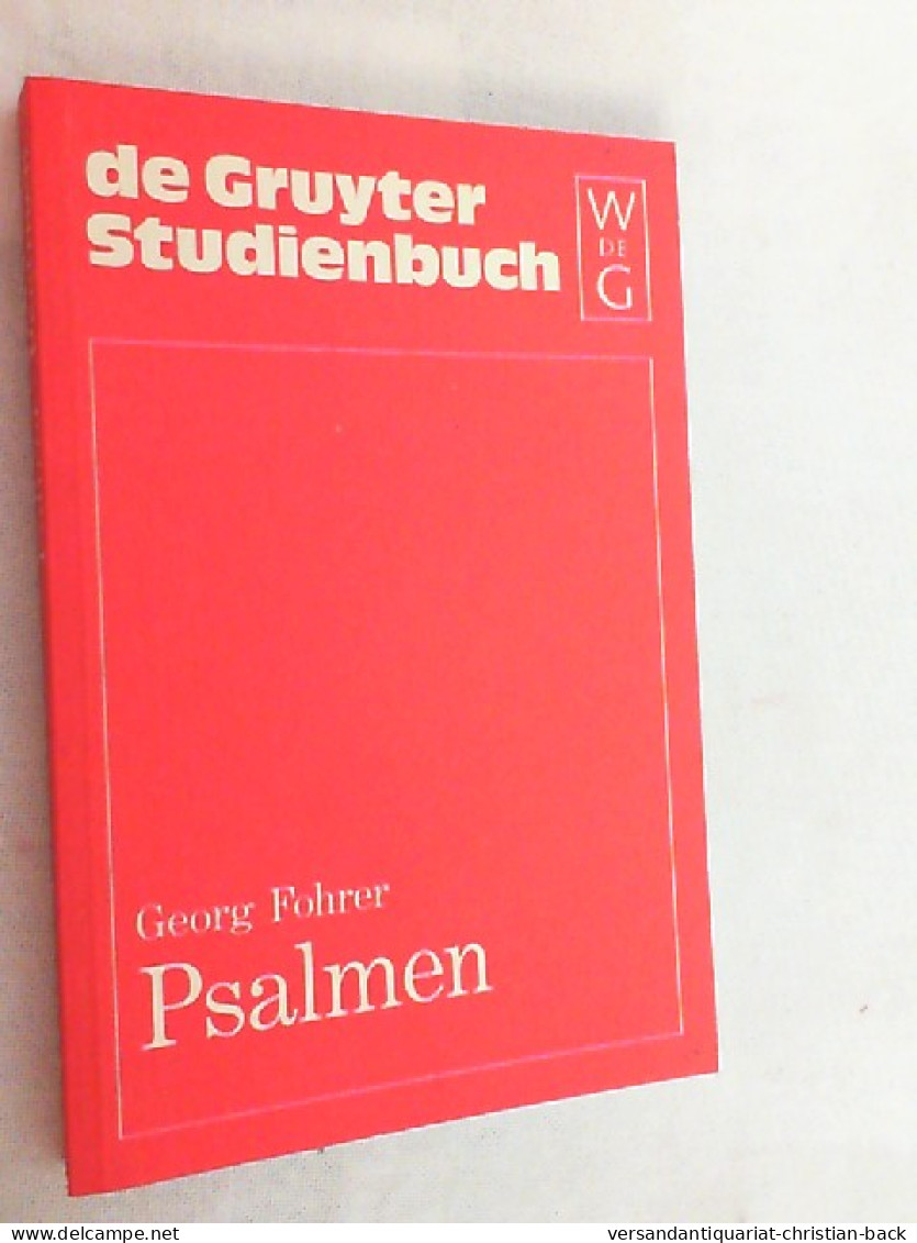 Psalmen. - Other & Unclassified