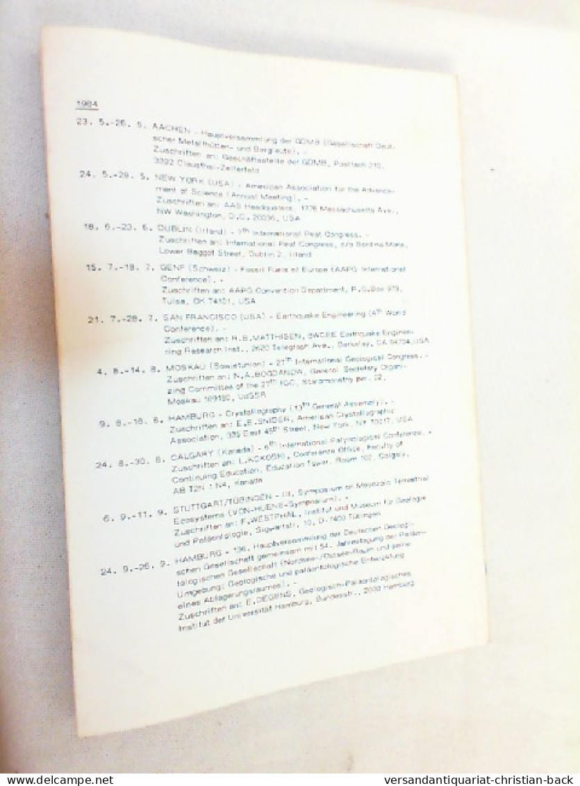 Nachrichten Deutsche Geologische Gesellschaft - Heft 28/1983 - Otros & Sin Clasificación