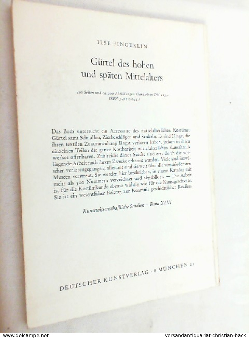 Zeitschrift Für Kunstgeschichte; 34. Band 1971, Heft Bibliographischer Teil - Kunstführer