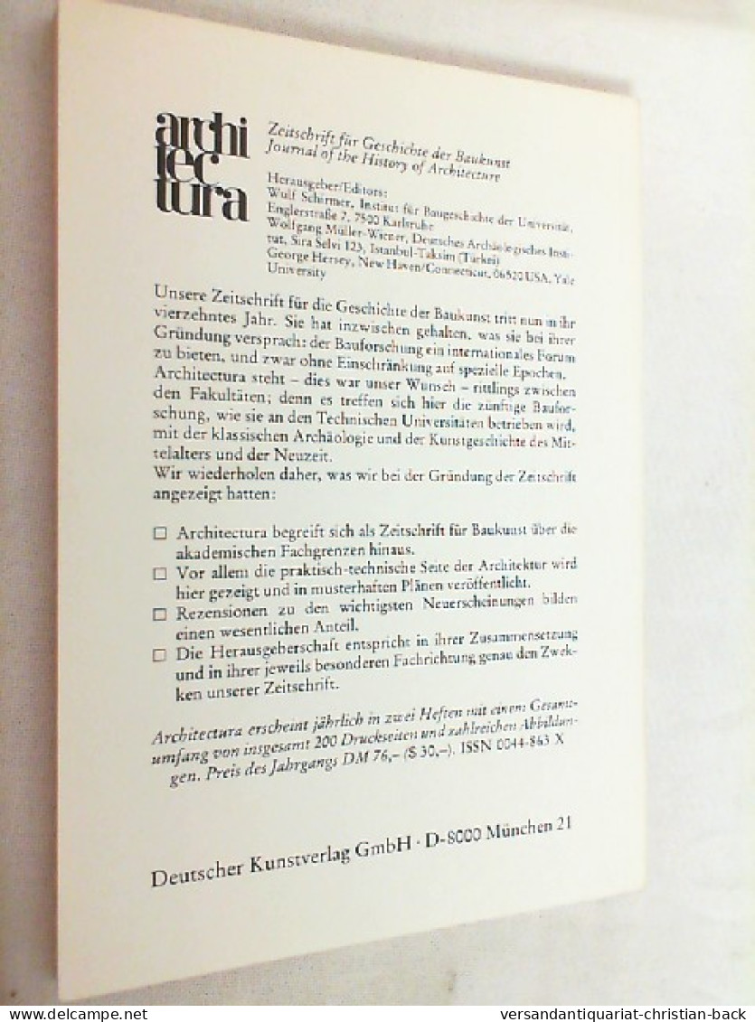 Zeitschrift Für Kunstgeschichte; 46. Band 1983, Bibliographischer Teil - Kunstführer