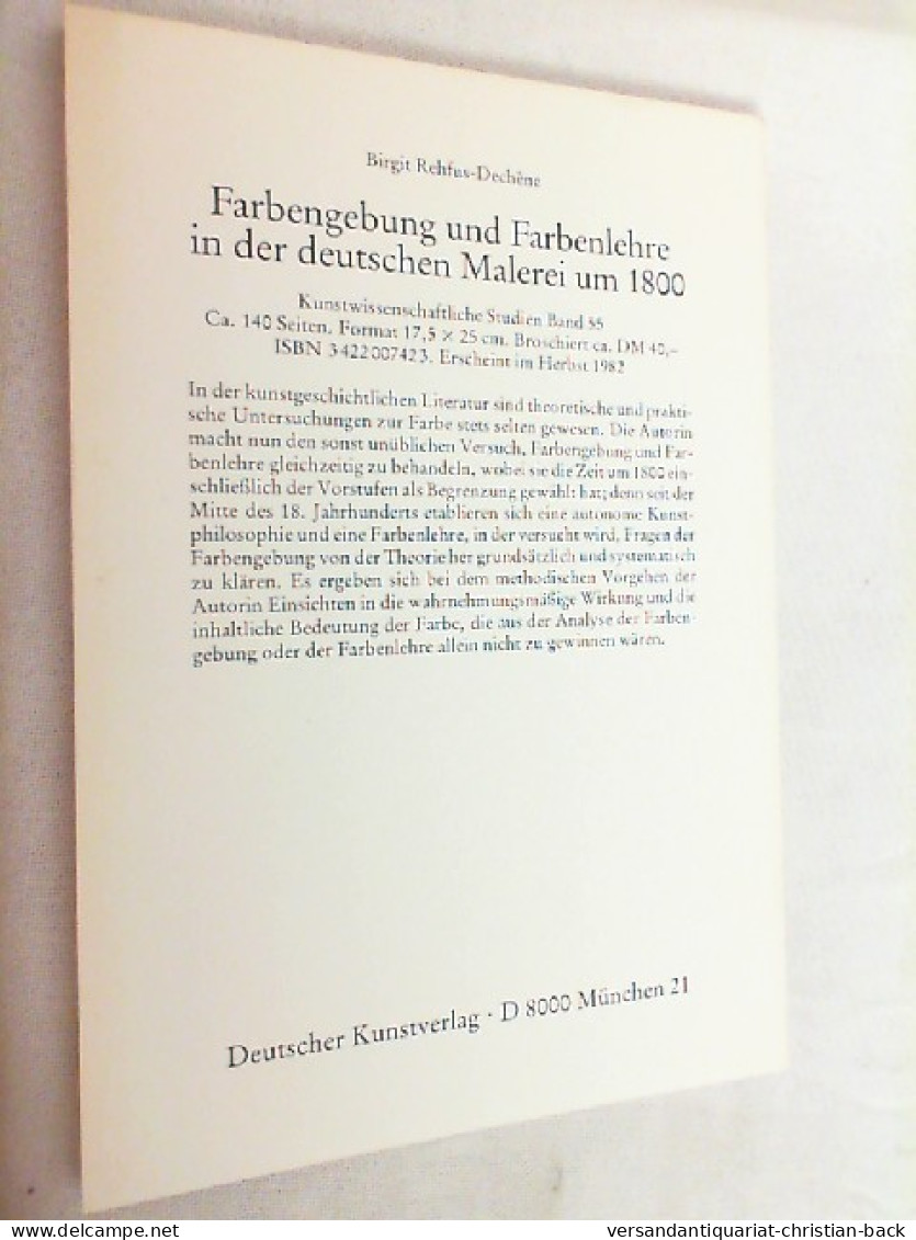 Zeitschrift Für Kunstgeschichte; 45. Band 1982, Heft 2 - Kunstführer