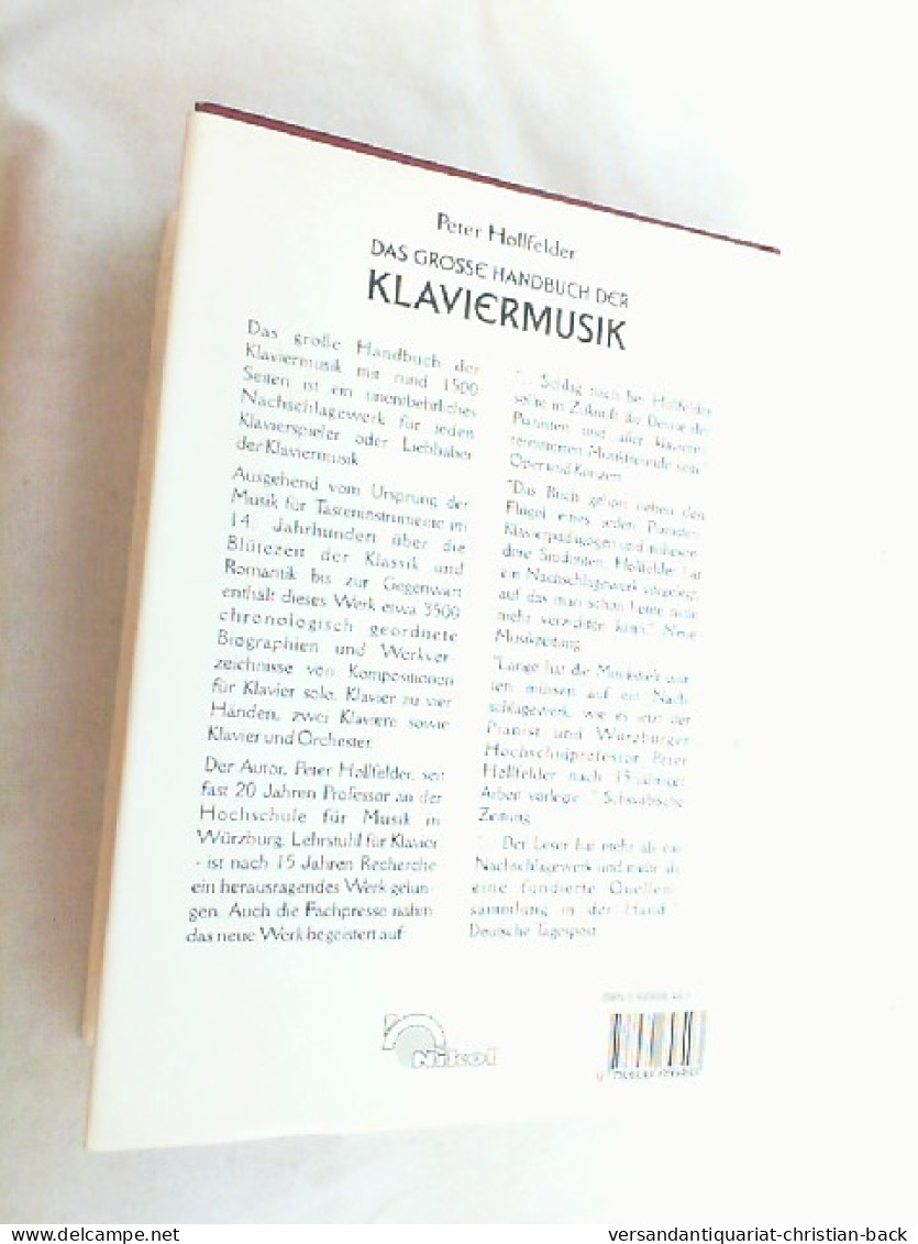 Das Grosse Handbuch Der Klaviermusik - Musique