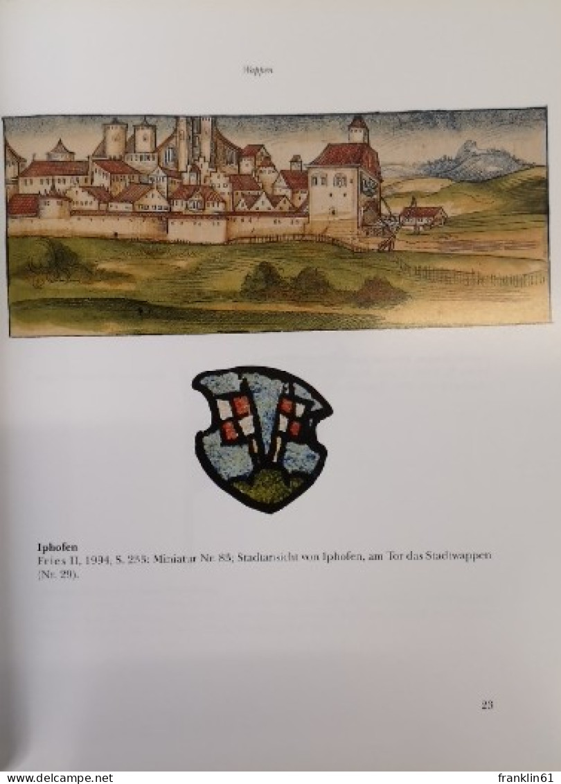 Lorenz Fries. Chronik der Bischöfe von Würzburg 742 - 1495. Band V.. Wappen und Register.