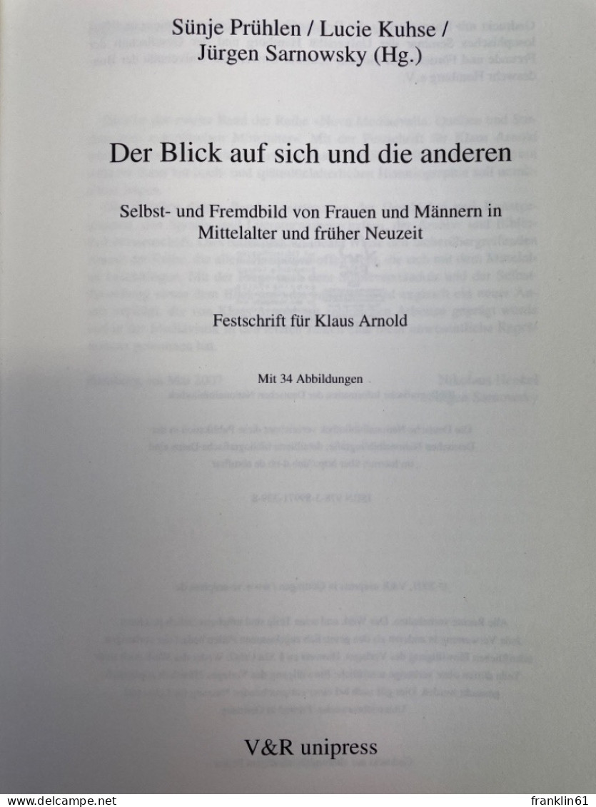 Der Blick Auf Sich Und Die Anderen : Selbst- Und Fremdbild Von Frauen Und Männern In Mittelalter Und Früher - 4. Neuzeit (1789-1914)