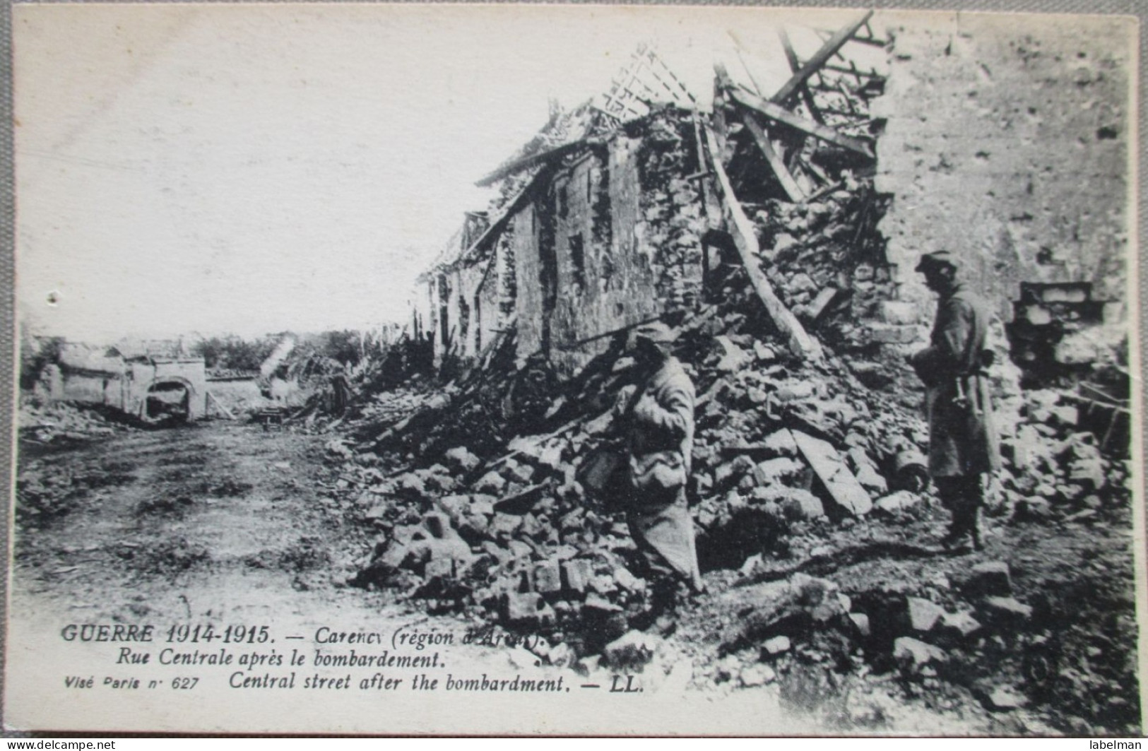 FRANCE FIRST WORLD WAR WW1 BOMBARDMENT AK CP PC CARTE POSTALE ANSICHTSKARTE POSTCARD CARD KARTE CARTOLINA POSTKARTE - Brumath