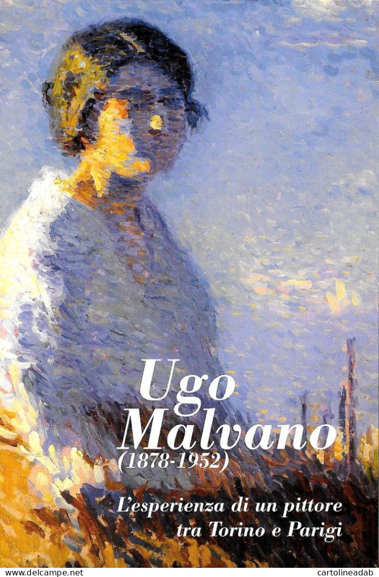 [MD8561] CPM - TORINO - UGO MALVANO - GAM - OLIO SU CARTONE - RITRATTO FEMMINILE - PERFETTA - Non Viaggiata - Tentoonstellingen