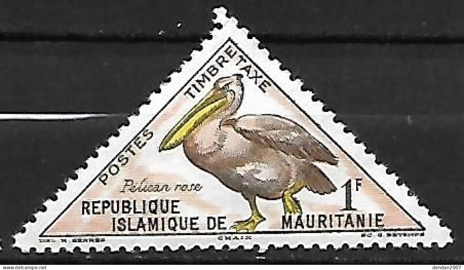 Mauritania - MNH ** 1963 :  Great White Pelican  -  Pelecanus Onocrotalus - Pelícanos