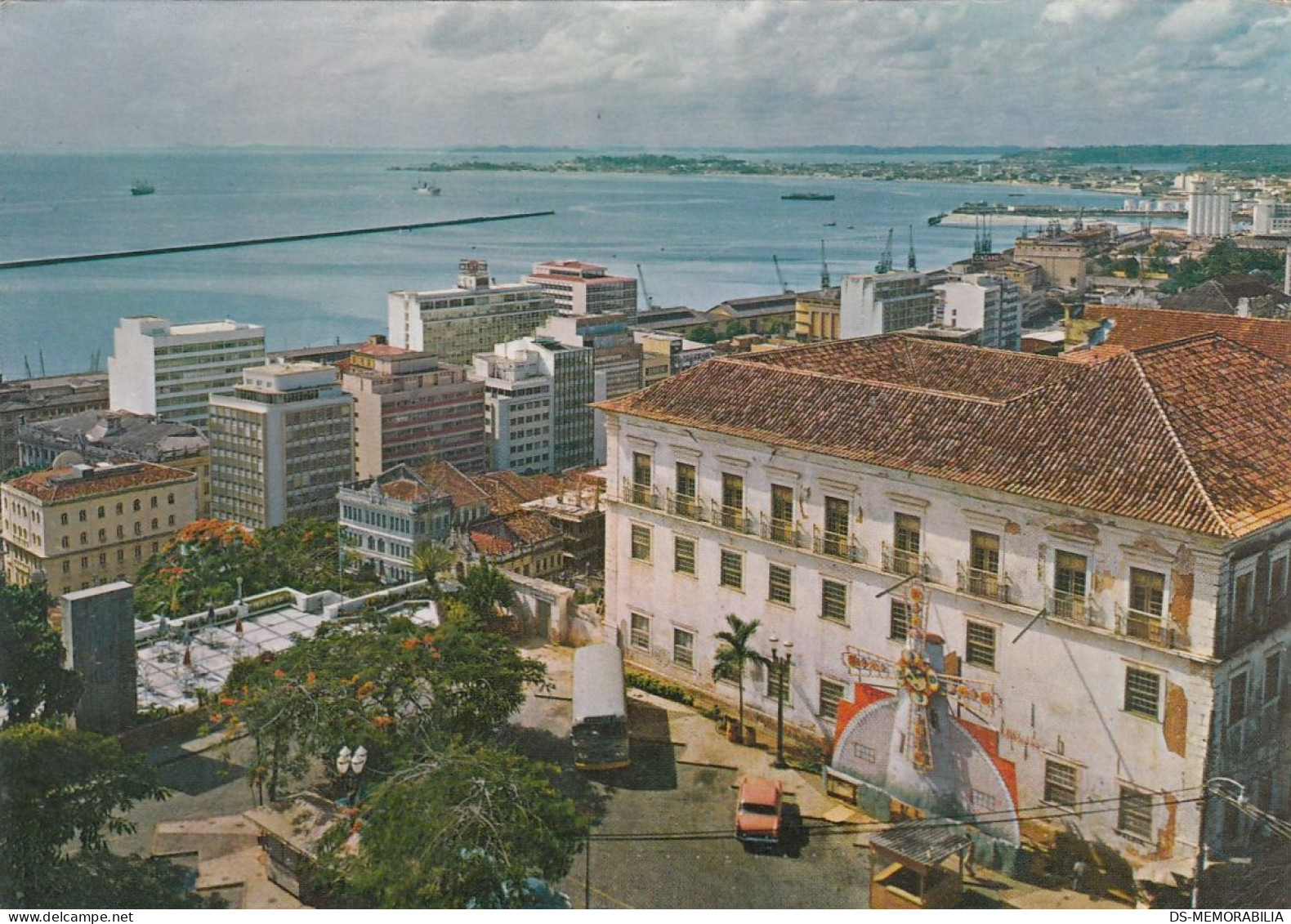 Brazil - Salvador , Bahia - Belvedere , Palacio Arquiepiscopal Old Postcard 1968 - Salvador De Bahia