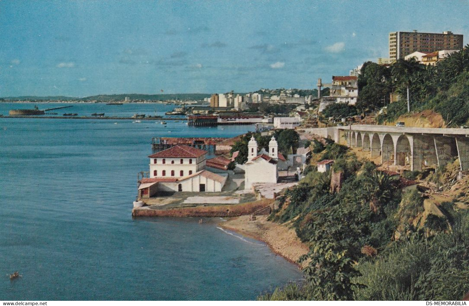 Brazil - Salvador , Bahia - Avenida Do Contorno Old Postcard - Salvador De Bahia