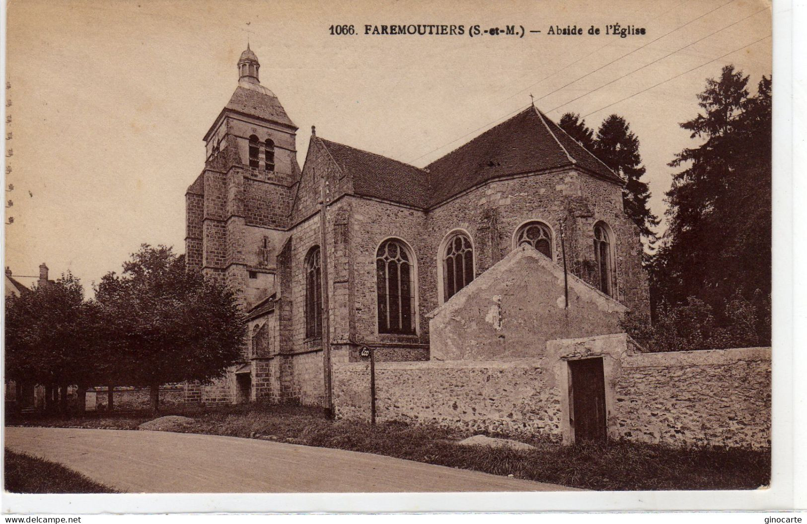 Faremoutiers Abside De L'eglise - Faremoutiers