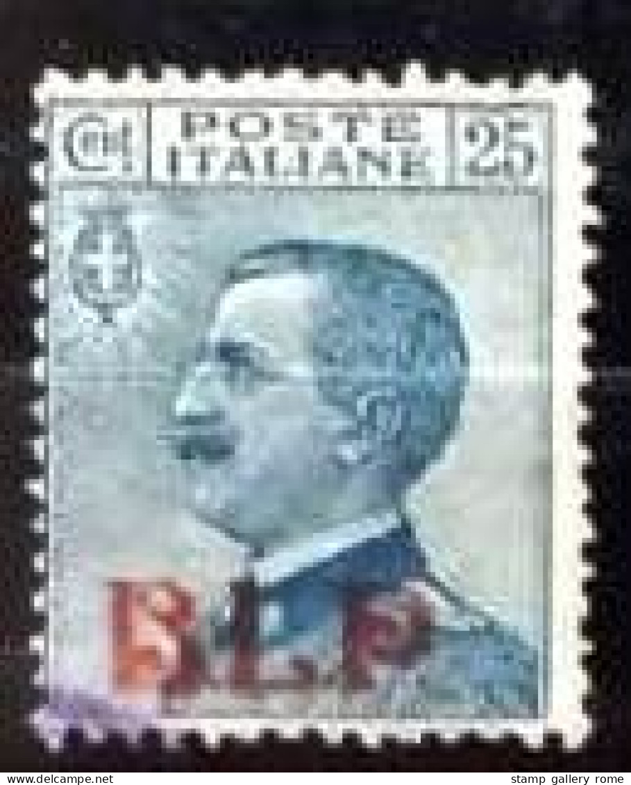 ITALIA REGNO B.L.P. BUSTE LETTERE POSTALI - SASS. 3 - 25c. Azzurro 1° Tipo - Usato - Una Selezione Di Offerte - Sellos Para Sobres Publicitarios