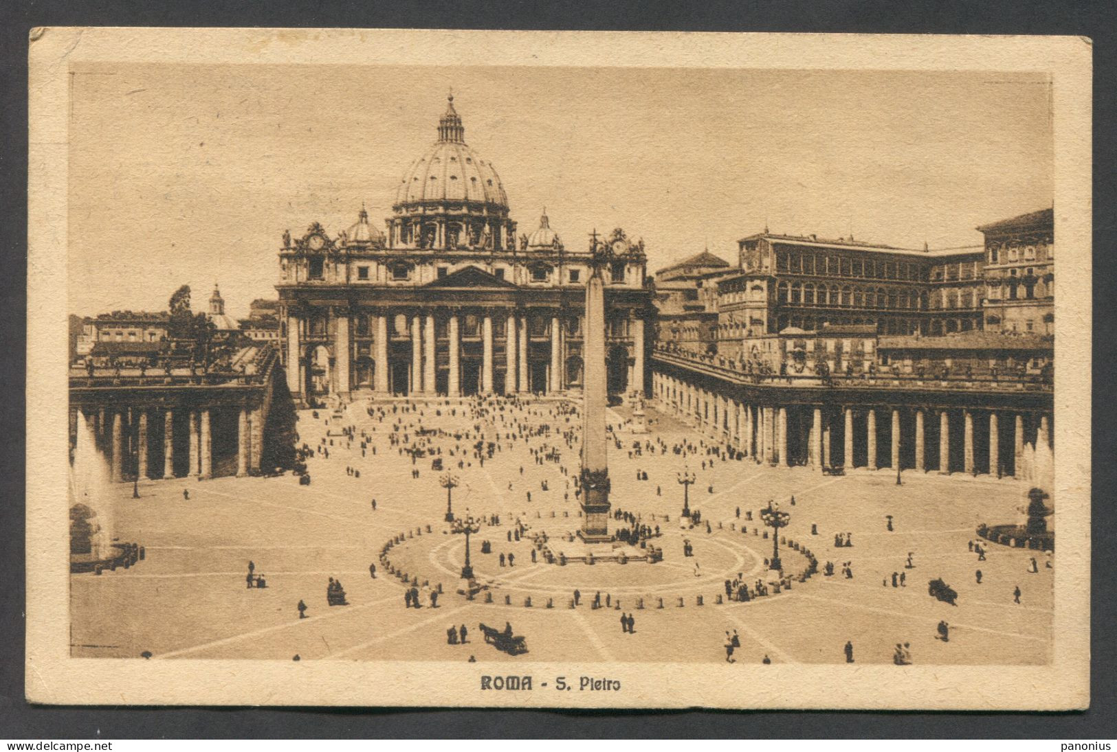 ROMA  ITALY, Year 1925 - San Pietro