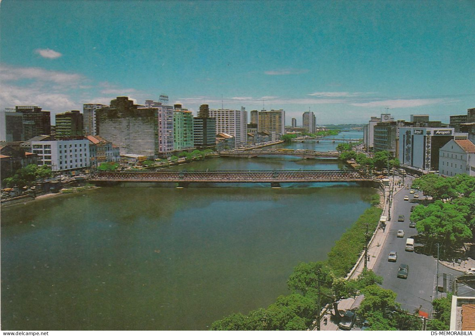 Brazil - Recife , Pernambuco - Rio Capibaribe Old Postcard - Recife