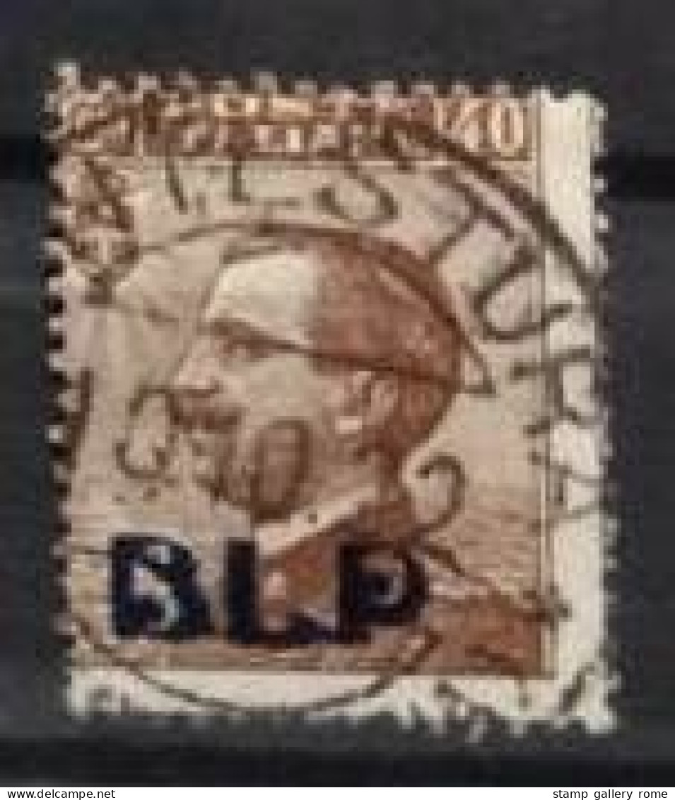 ITALIA REGNO B.L.P. BUSTE LETTERE POSTALI - SASS. 4 A - 40c. Bruno Sopr Azzurro Nera - Usato  - Una Selezione Di Offerte - BM Für Werbepost (BLP)