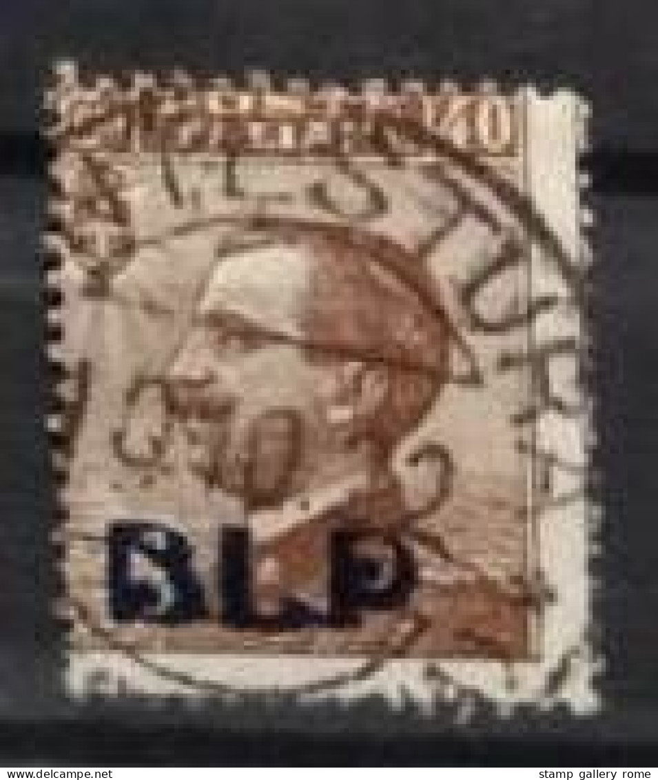 ITALIA REGNO B.L.P. BUSTE LETTERE POSTALI - SASS. 4 A - 40c. Bruno Sopr Azzurro Nera - Usato  - Una Selezione Di Offerte - Stamps For Advertising Covers (BLP)