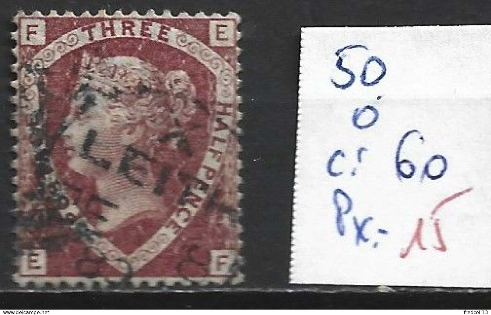 GRANDE-BRETAGNE 50 Oblitéré  Côte 60 € - Used Stamps