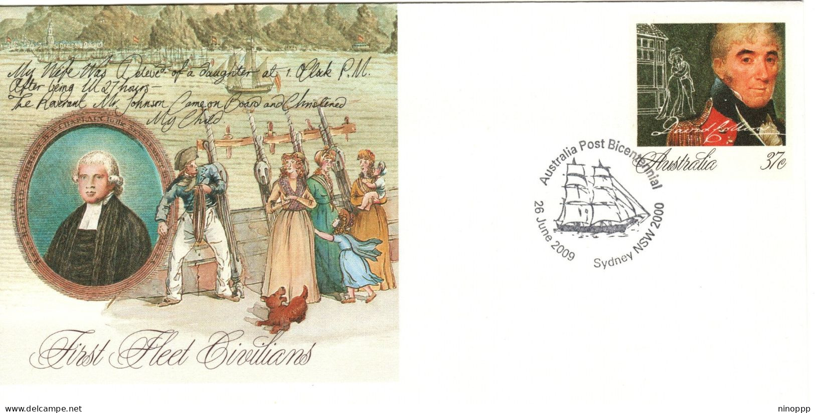 Australia 2009 ,Australia Post Bicentennial,souvenir Cover - Poststempel