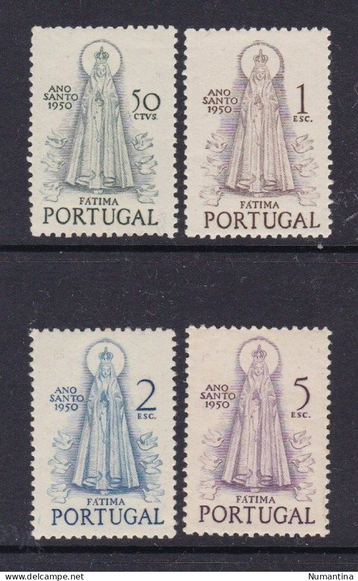 PORTUGAL - 1950 - YVERT 730/733 - Virgen Fatima - MNH - Valor Catalogo 140 € - Ungebraucht