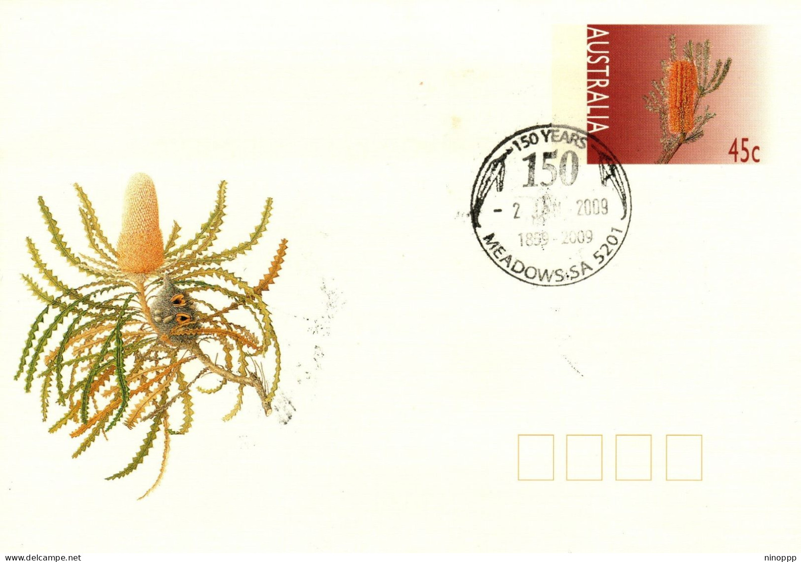 Australia 2009 ,Meadows 150 Years,souvenir Cover - Marcophilie