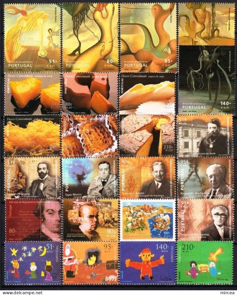 C2981 - Lot Portugal 1999 Annee Complet Timbres Neufs** - Full Years