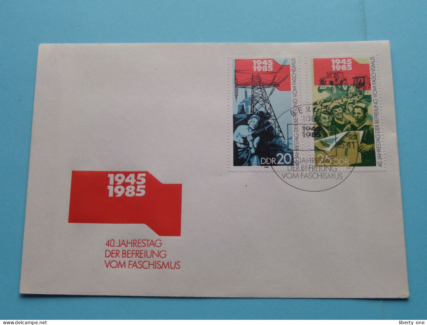 1945 - 1985 > 40 Jahrestag Der BEFREIUNG Vom FASCHISMUS ( Voir / See SCANS ) Envelope ! - 1981-1990