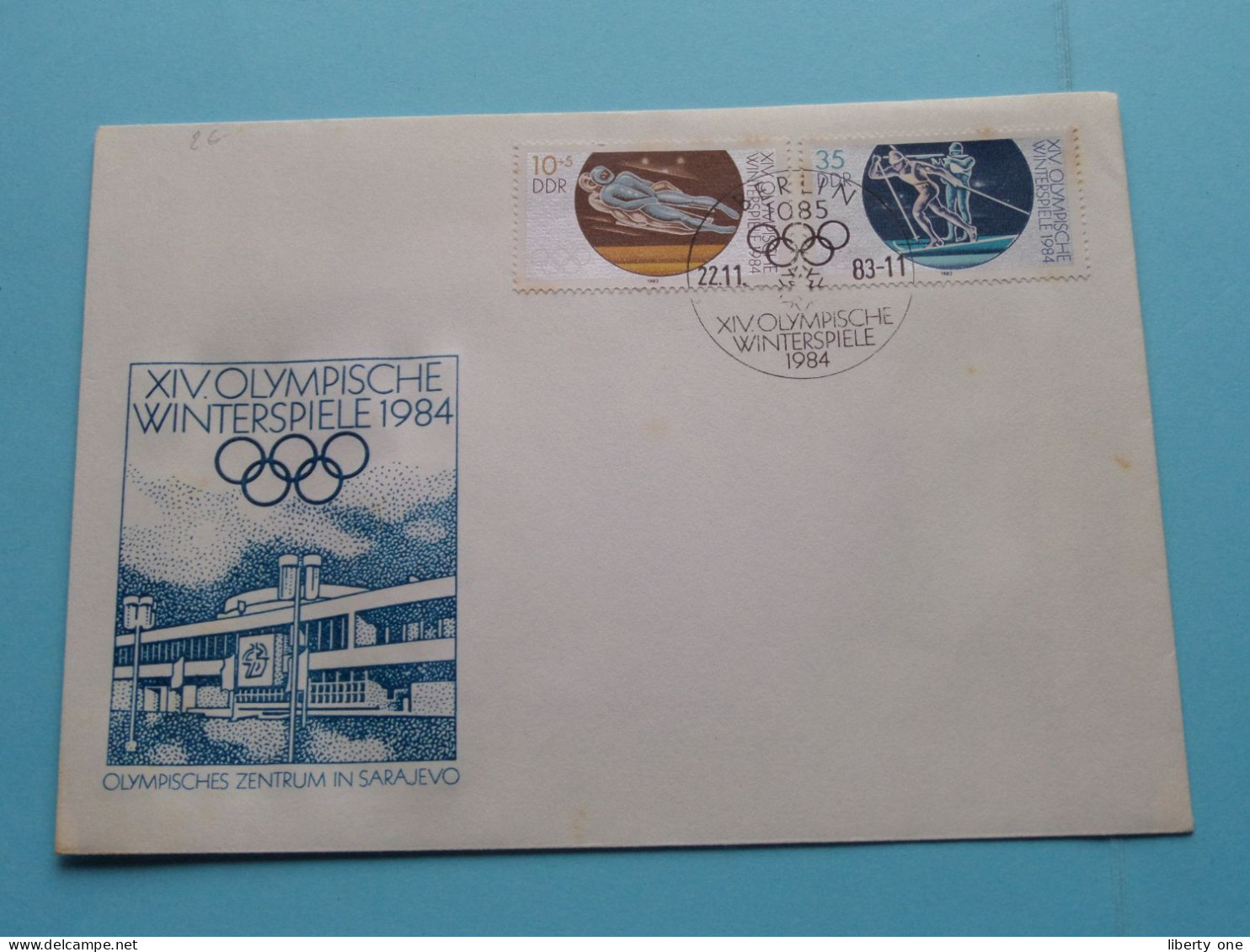 OLYMPISCHE WINTERSPIELE 1984 - Zentrum In SARAJEVO ( Voir / See SCANS ) Envelope ! - 1981-1990