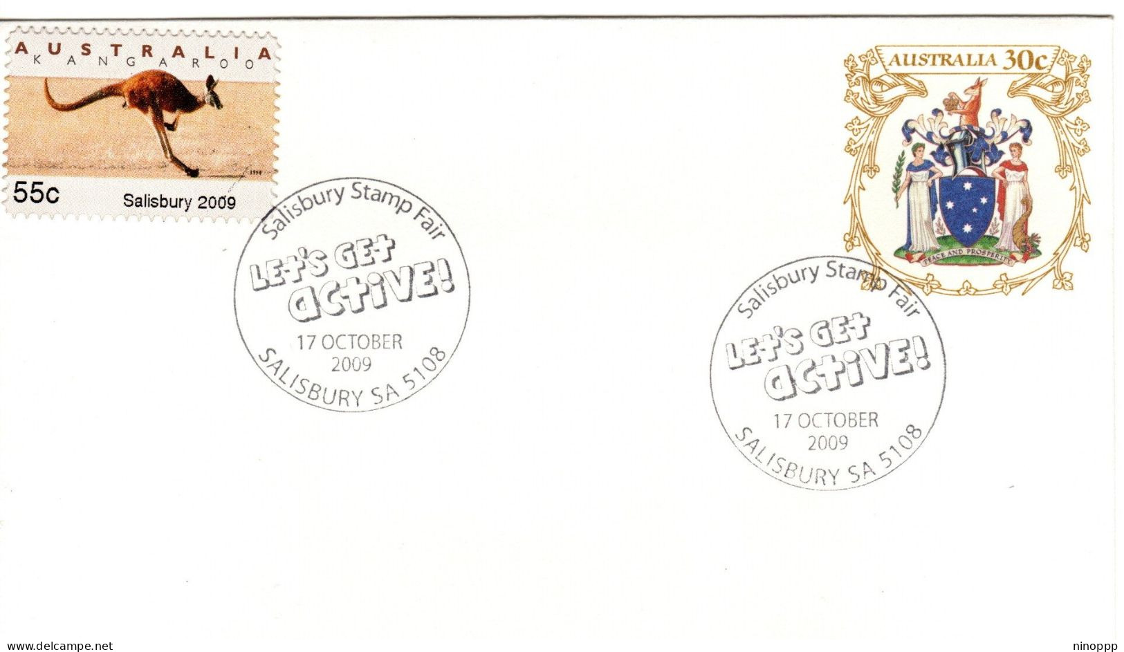 Australia 2009 ,Salisbury Stamp Fair,souvenir Cover - Marcophilie