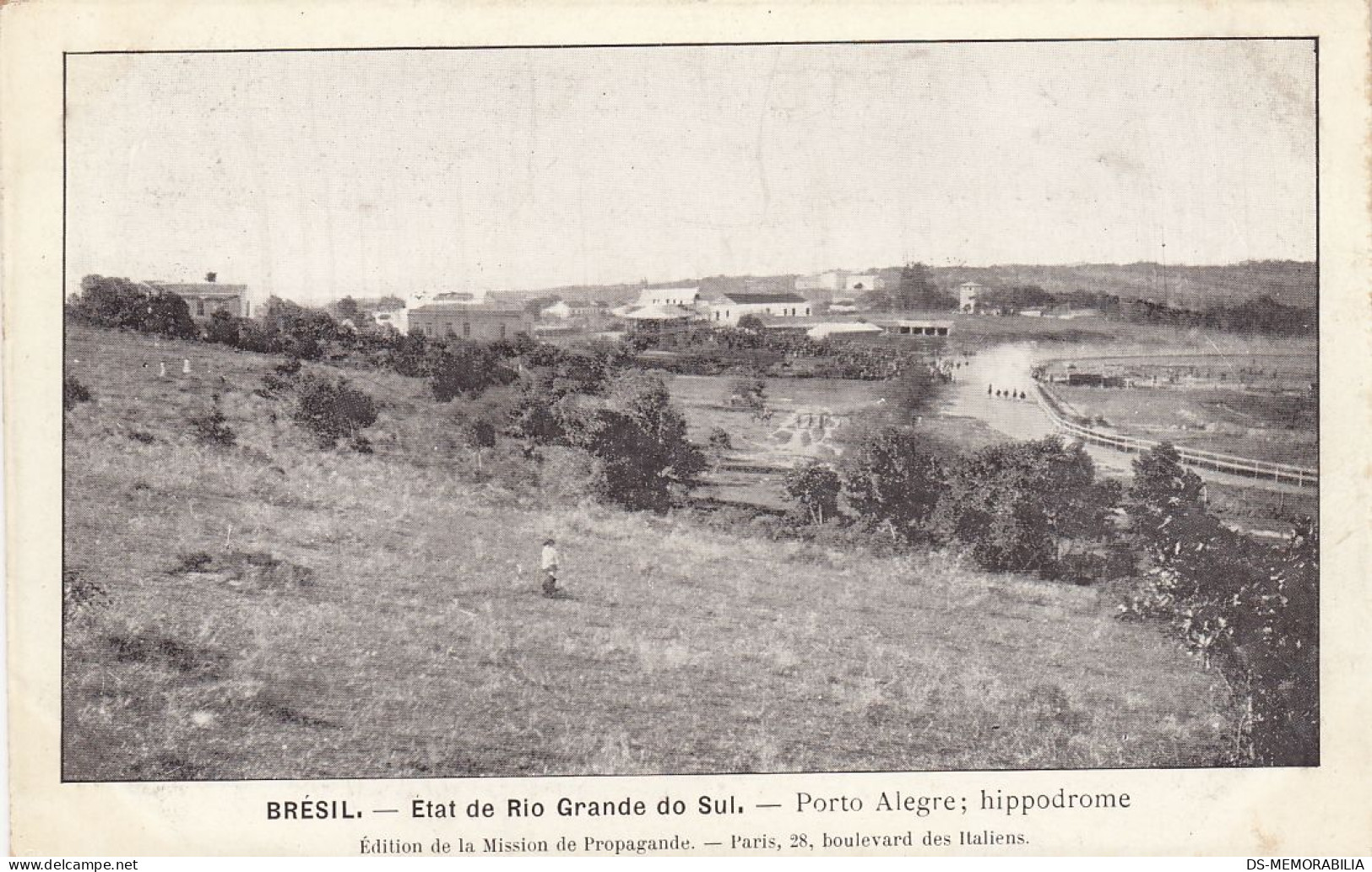 Brazil - Porto Alegre , Hippodrome Old Postcard - Porto Alegre