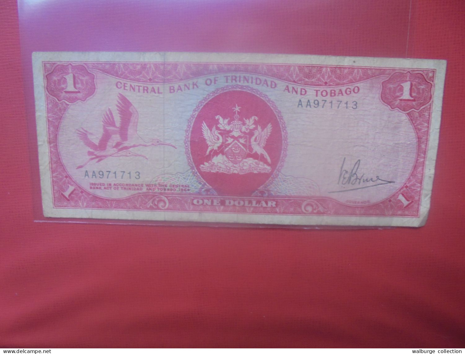 TRINIDAD And TOBAGO 1$ 1977 Circuler (B.32) - Trinidad En Tobago