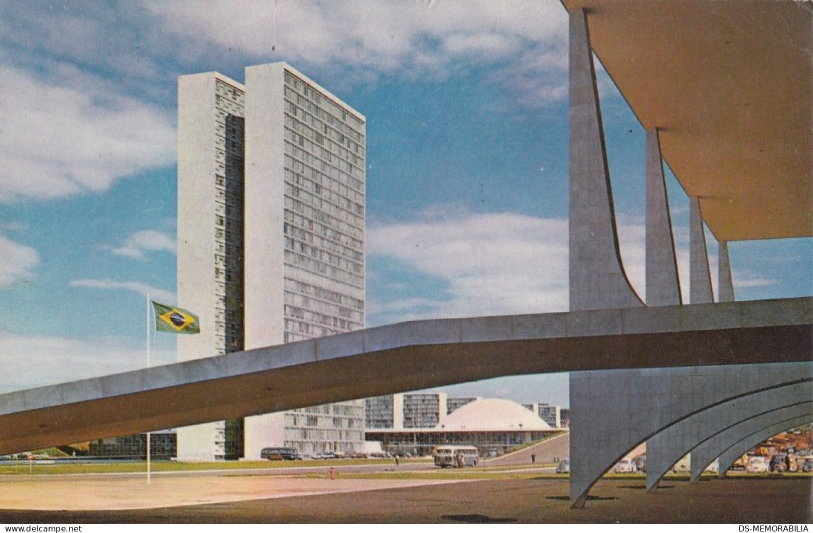Brazil - Brasilia , Edificio Do Congresso Old Postcard 1963 - Brasilia