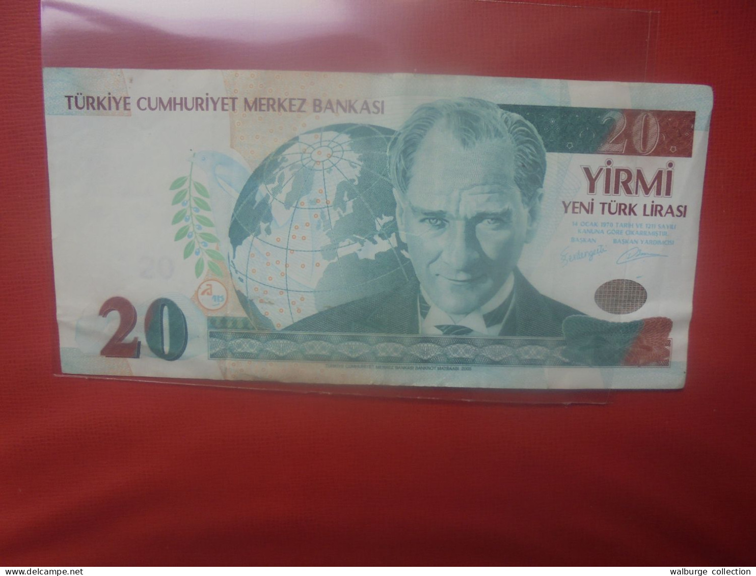 TURQUIE 20 NEW LIRA 2005 Circuler (B.32) - Türkei