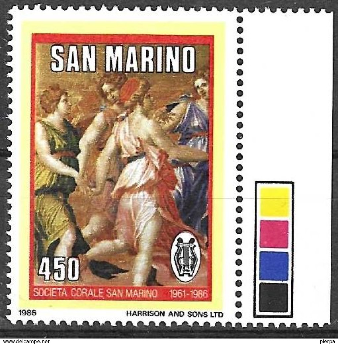 SAN MARINO - 1986 - 29° CORALE SAN MARINO -  NUOVO MNH** ( YVERT 1143 - MICHEL 1349 - SS 1190) - Unused Stamps