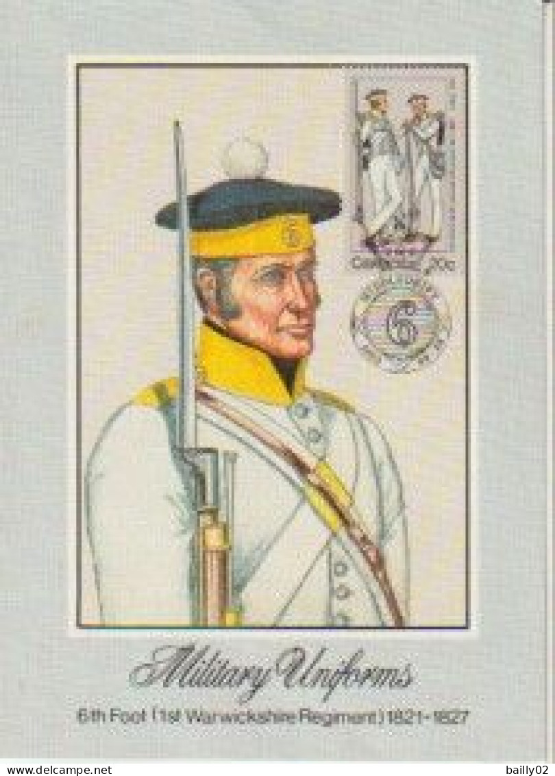 Série De 5 Cartes 1er Jour Uniformes Militaires - Ciskei