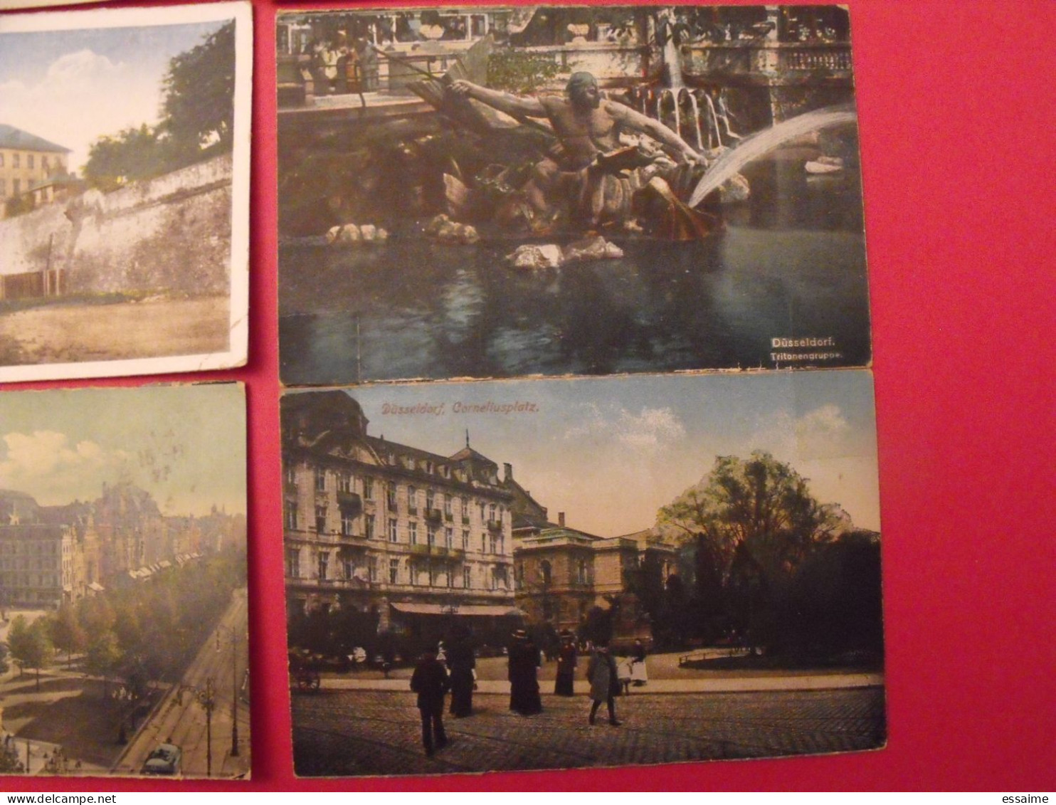 lot de 9 cartes postales. Allemagne. Sooneck Düsseldorf Rheinfal Mainz Mayence