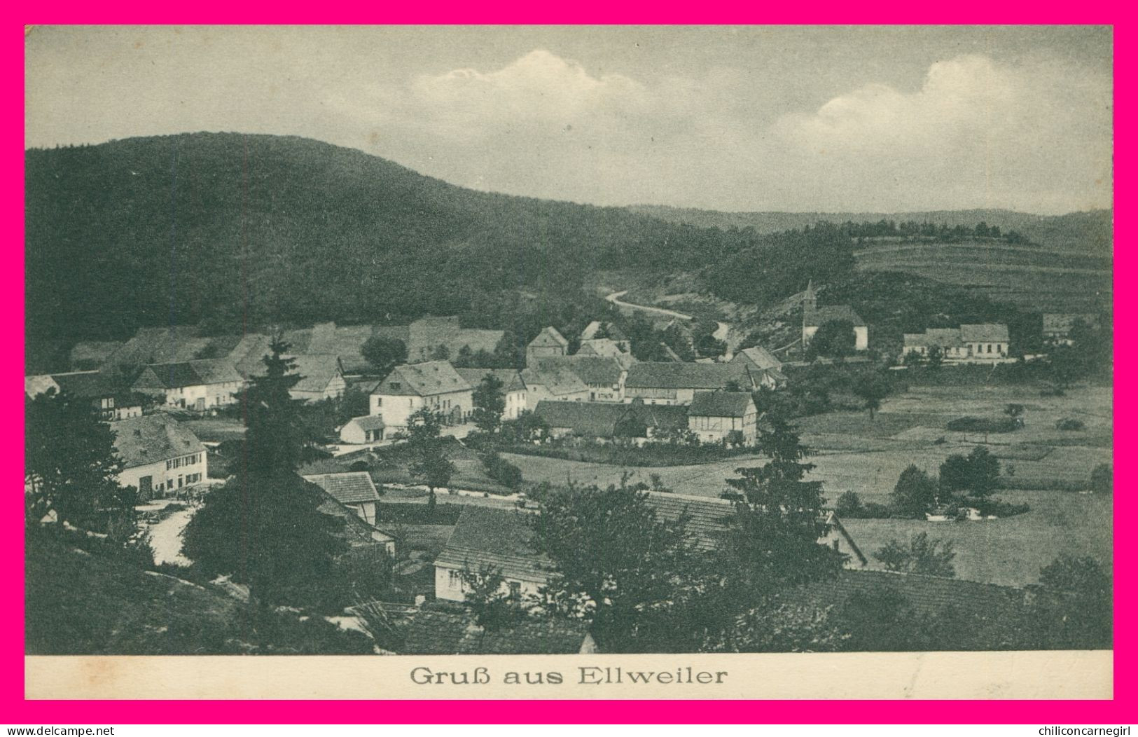 * Gruss Aus ELLWEILER - Gruß - Vue Générale - Verlag Von BUSS KUPFER N° 1836 - 1918 - Birkenfeld (Nahe)