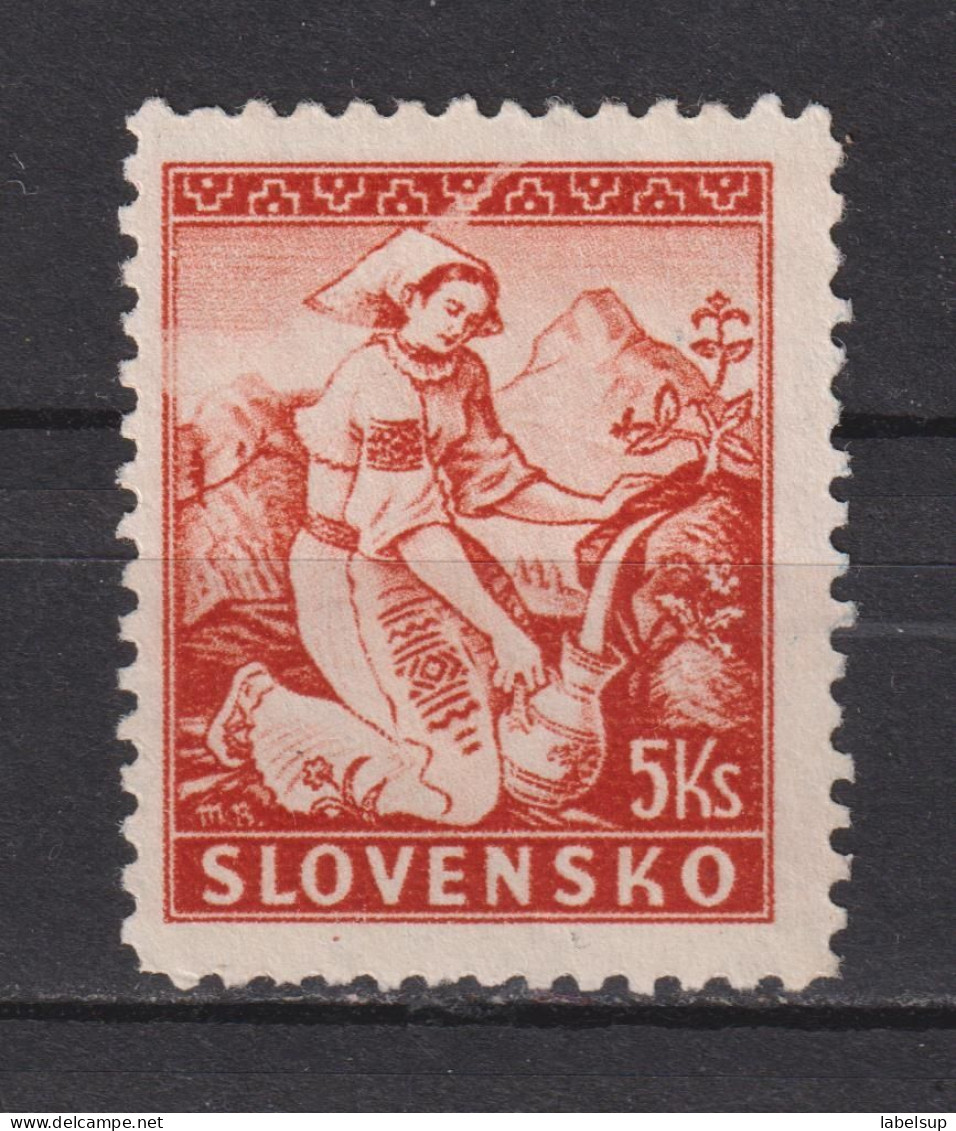 Timbre Neuf* De Slovaquie De 1939 N°52 MNG - Neufs