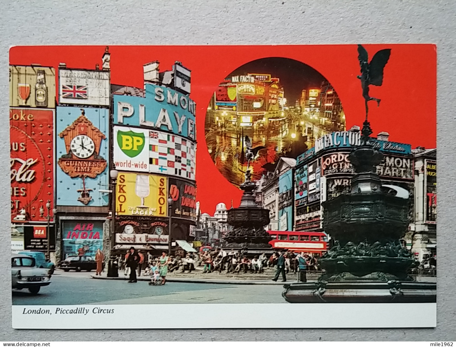 KOV 540-28 - LONDON, England, Bus, Autobus, Coca Cola - Piccadilly Circus