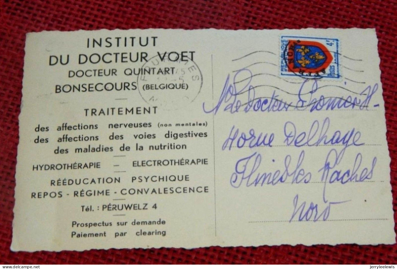 BONSECOURS  -  Institut Du Docteur Voet - Hastière