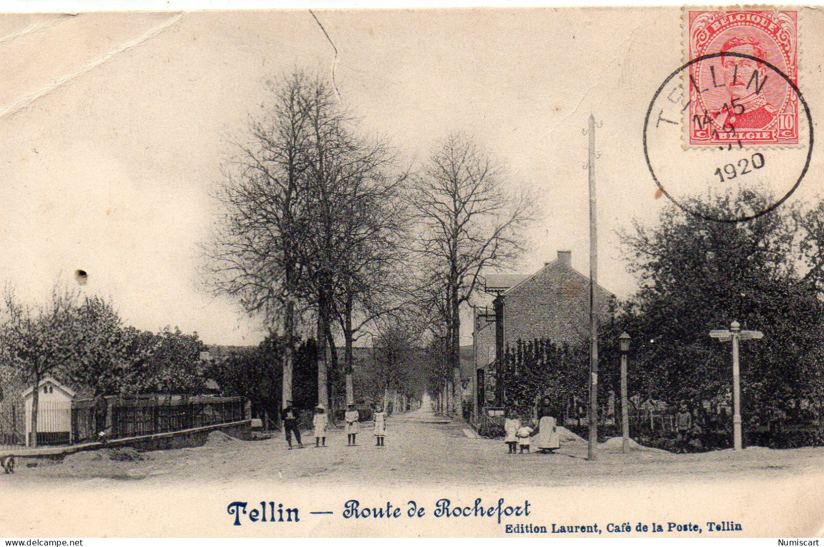 Tellin Animée Route De Rochefort - Tellin