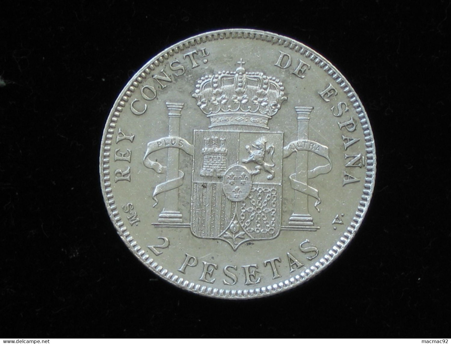 Espagne - 2 Pesetas 1905  Alfonso XIII - Argent - Silver  **** EN ACHAT IMMEDIAT **** - Autres & Non Classés