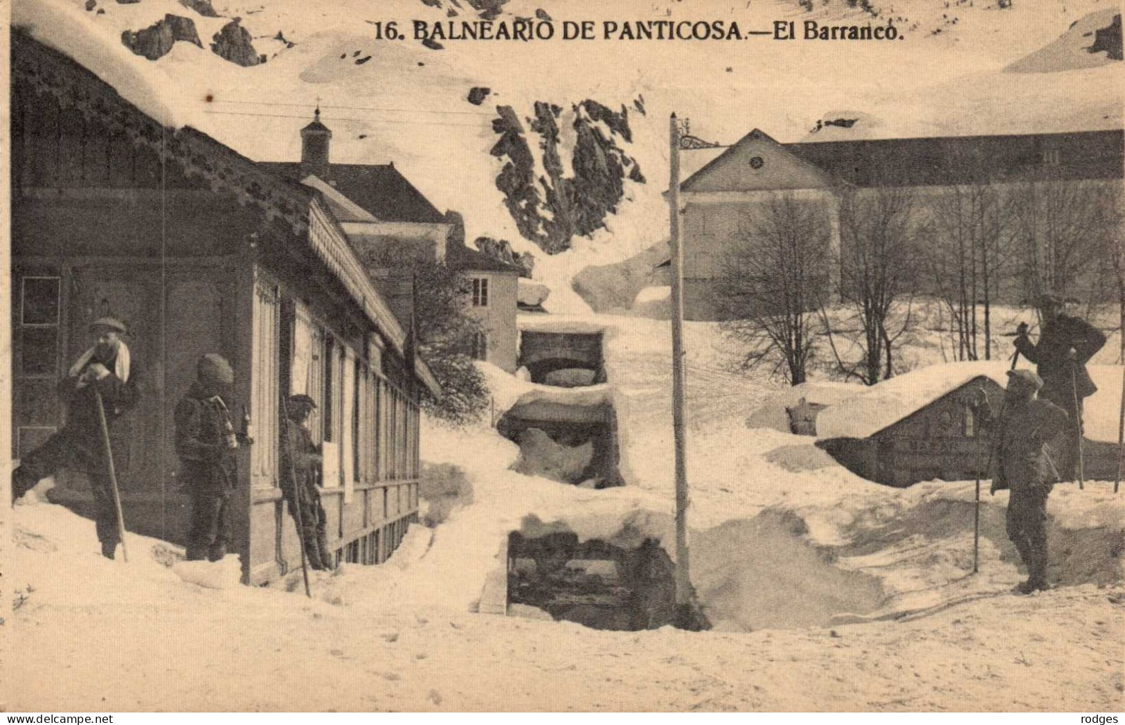 ESPAGNE , Cpa  BALNEARIO De PANTICOSA , 16 , El Barranco   (06546) - Andere & Zonder Classificatie