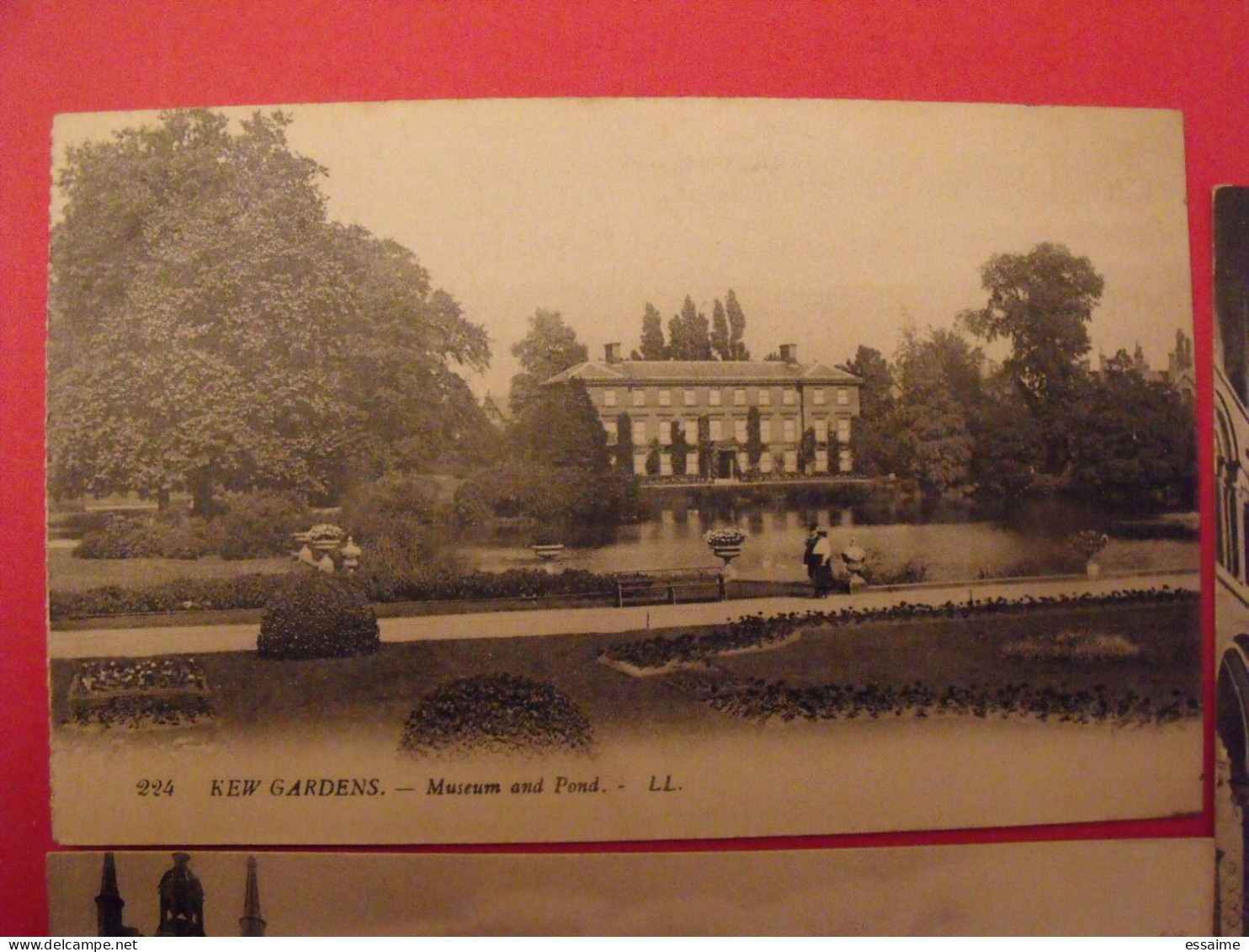 Lot De 4 Cartes Postales. Royaume-Uni. Westminster Abbey Canterburry Kew Gardens - Verzamelingen & Kavels