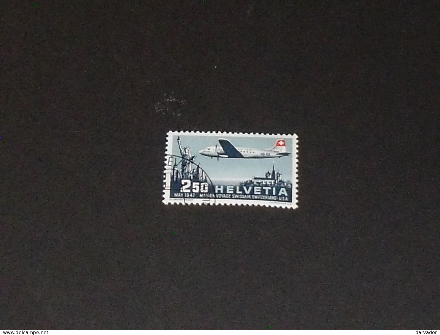 Pt 192,5 / SUISSE  : N° 41 Poste Aériènne Oblitéré TTB - Used Stamps